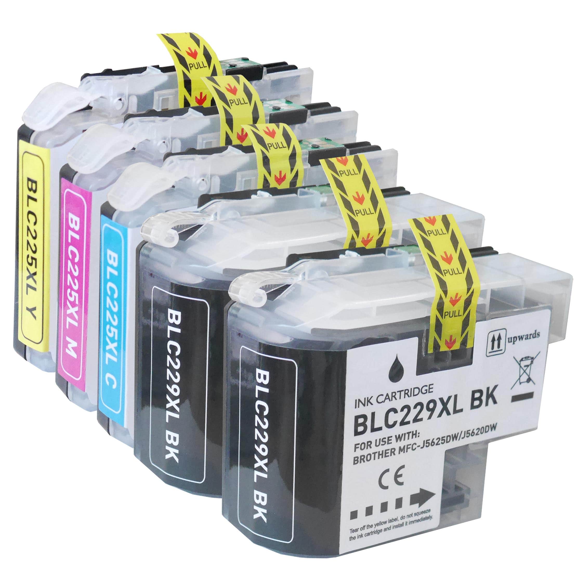 Alternativ zu Brother LC 229 XL Patronen 5er Set