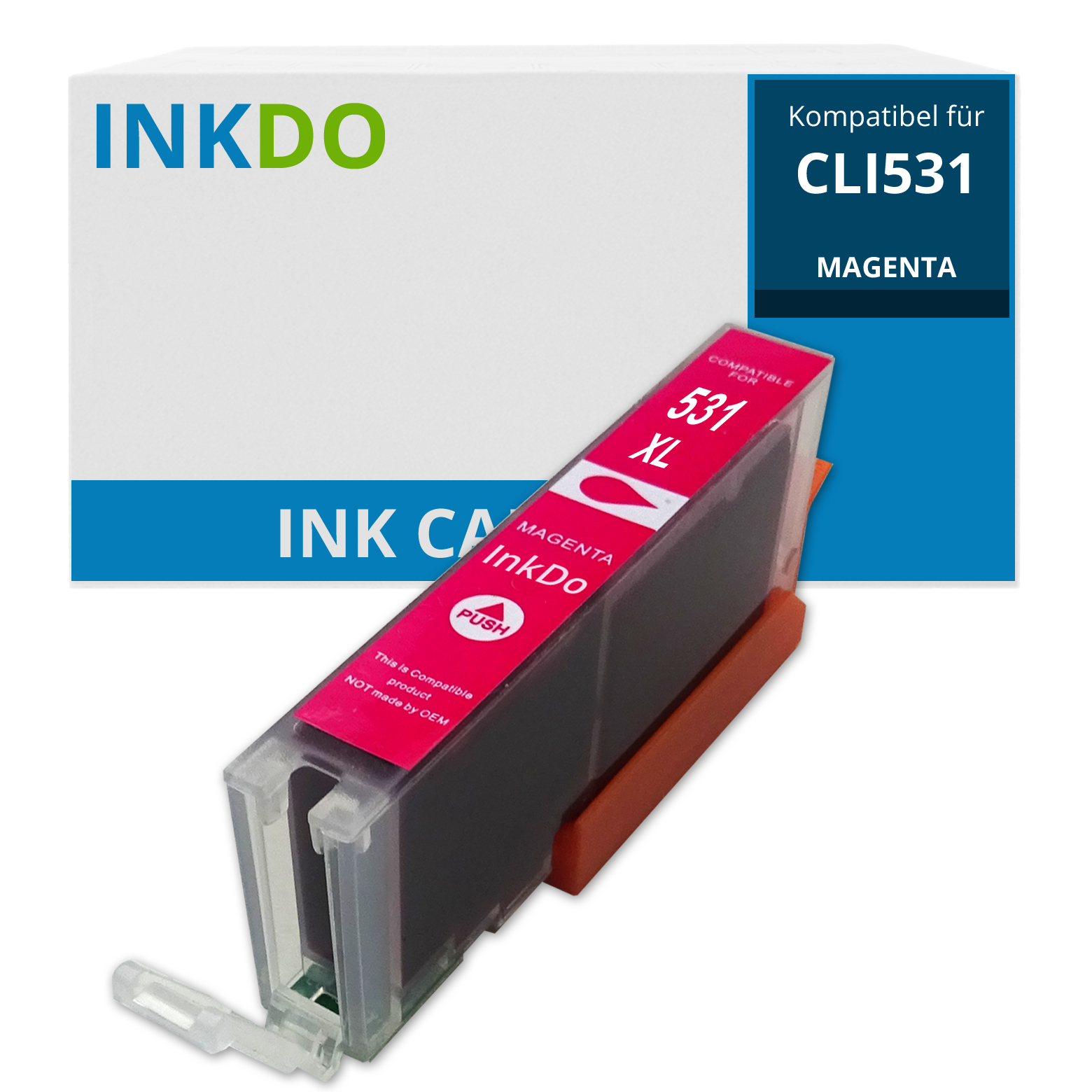 Alternativ für Canon CLI 531 M Druckerpatrone Magenta