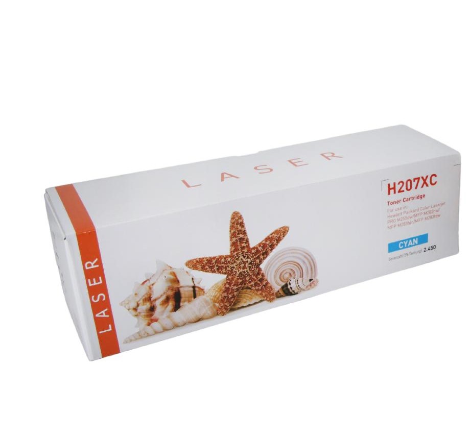 Alternativ zu HP 207X / W2211X Toner  Cyan mit Chip