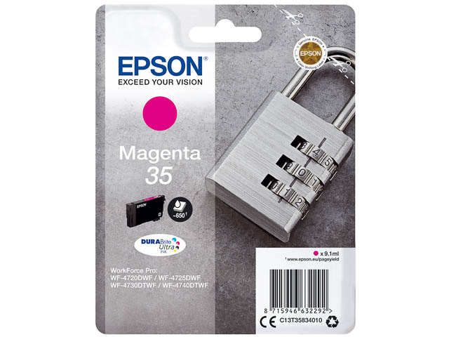 Original Epson 35 Tintenpatrone Magenta T3583
