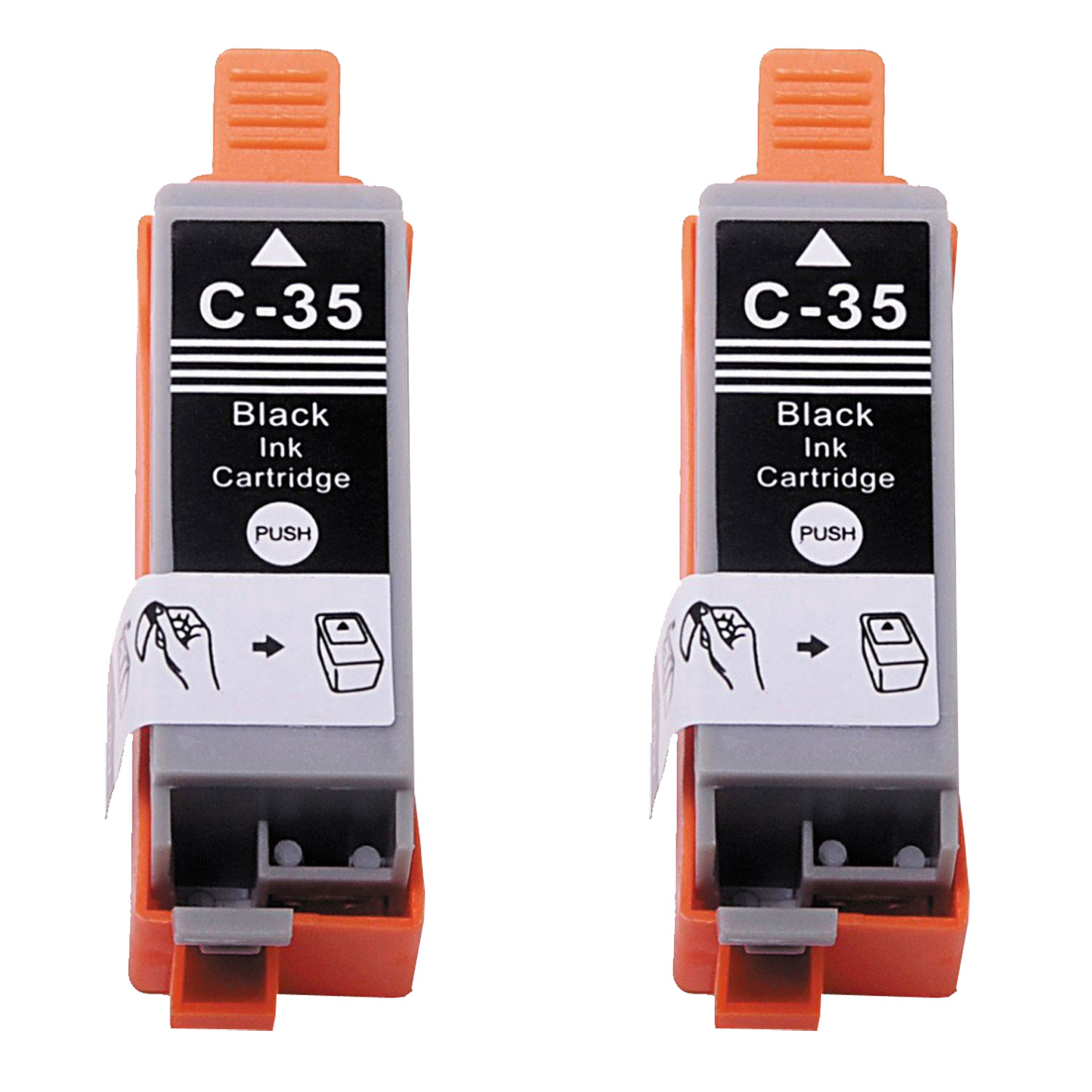 Alternativ zu Canon PGI 35 BK Doppelpack Schwarz