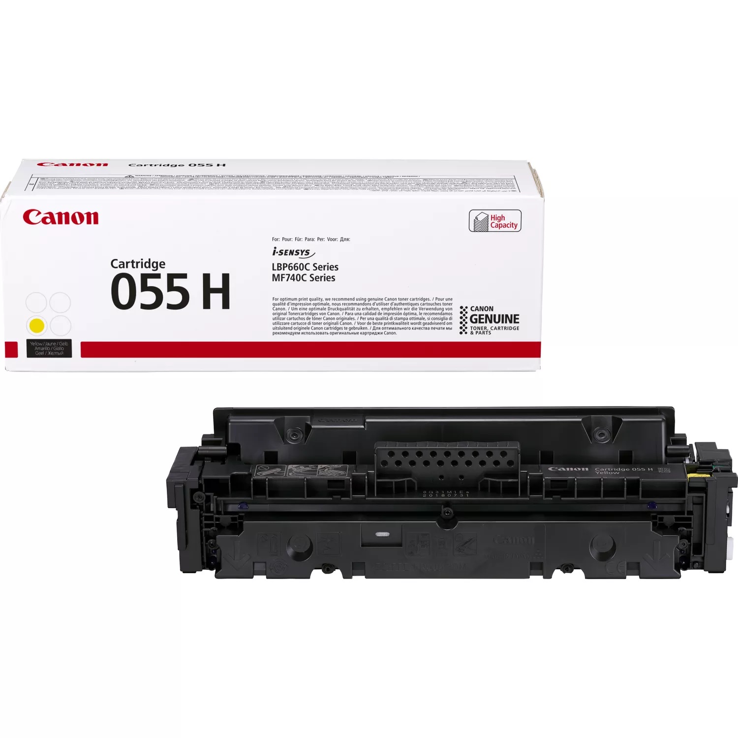 Original Canon 055 H Toner Gelb 5.900 Seiten
