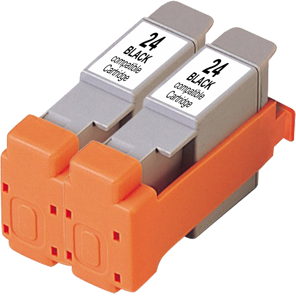 Alternativ zu Canon BCI-24 BK Patronen Set Schwarz