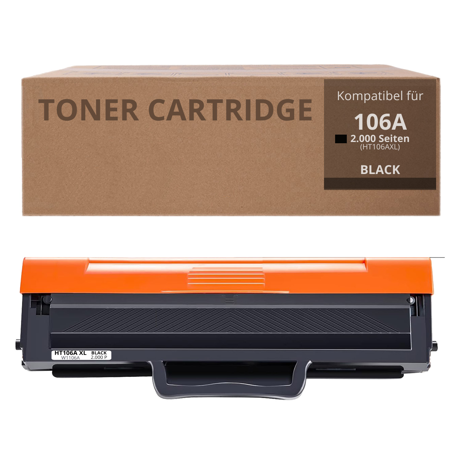 Alternativ zu HP 106A / W1106A XL Toner Schwarz 2.000 Seiten