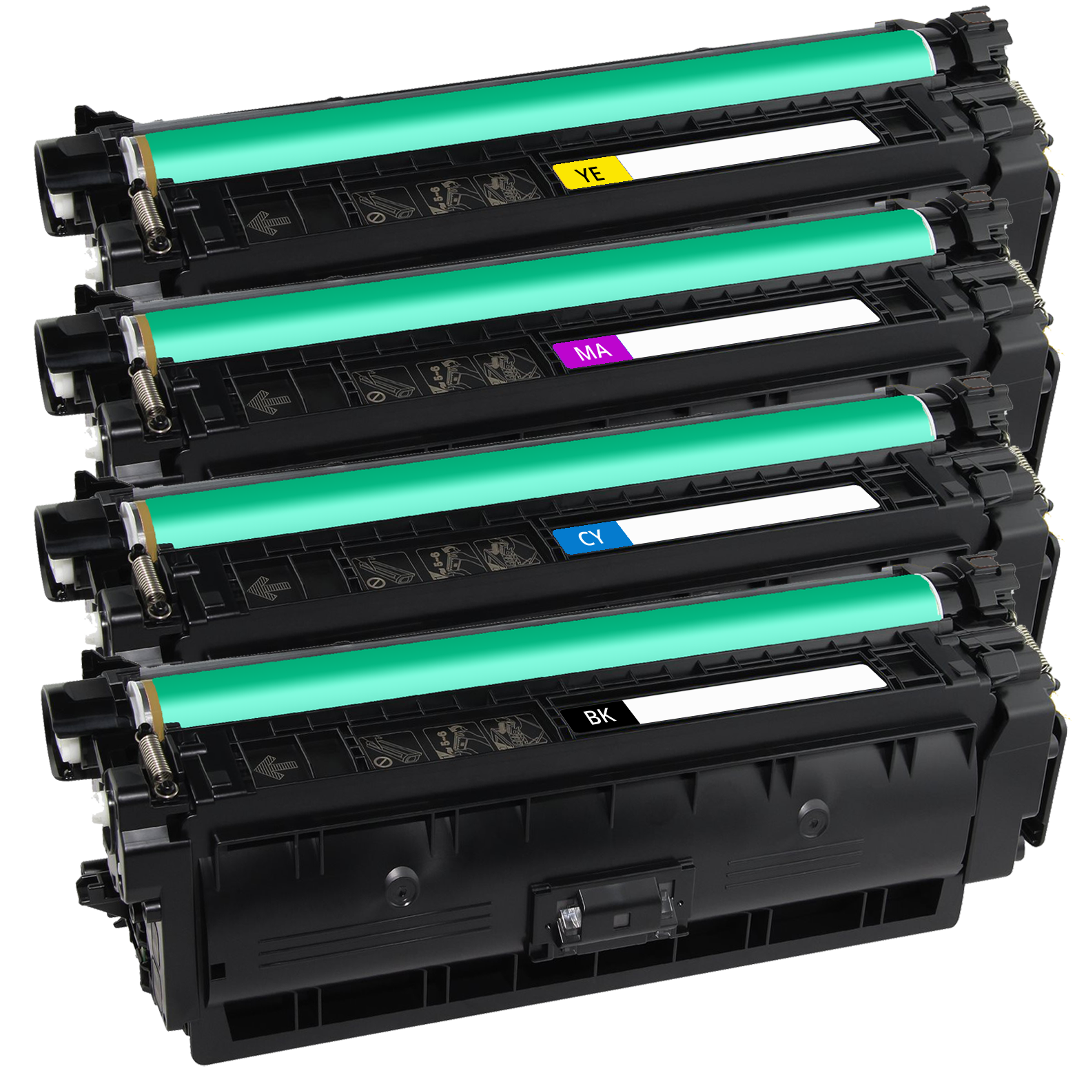 Alternativ zu HP 508X Toner Set CF360X CF361X CF362X CF363X