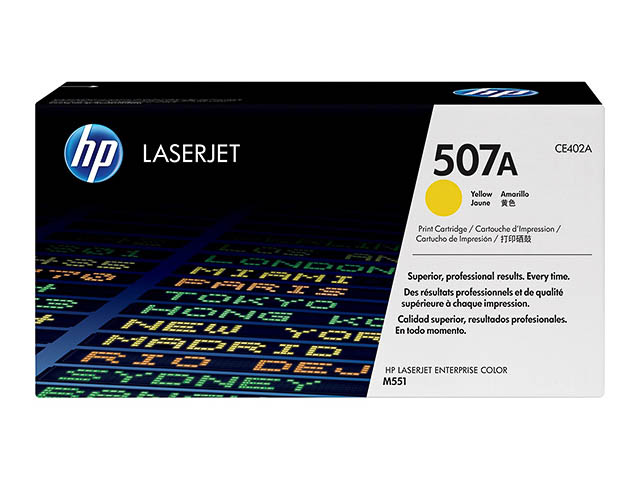 Original HP 507A / CE402A Toner Gelb
