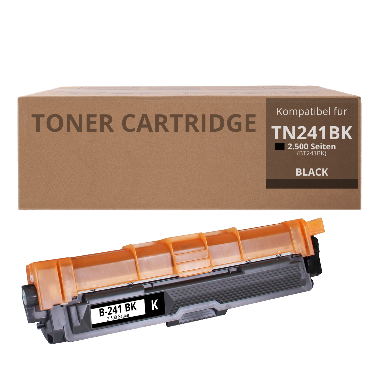 Alternativ zu Brother TN 241 BK Toner Schwarz 2.500 Seiten