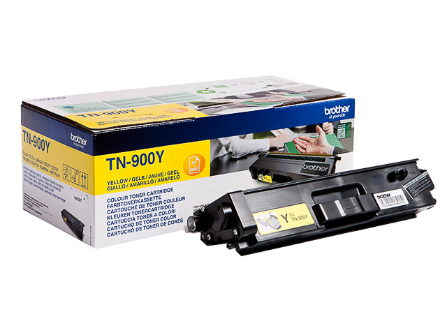 Original Brother TN 900 Y Toner Gelb 6.000 Seiten