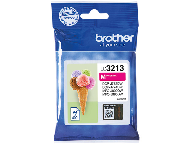 Original Brother LC 3213 Druckerpatrone Magenta