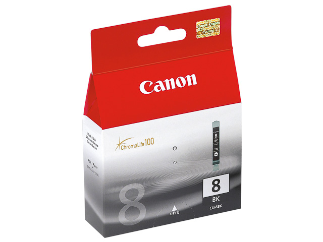 Original Canon CLI 8 BK Patrone Fotoschwarz 0620B001
