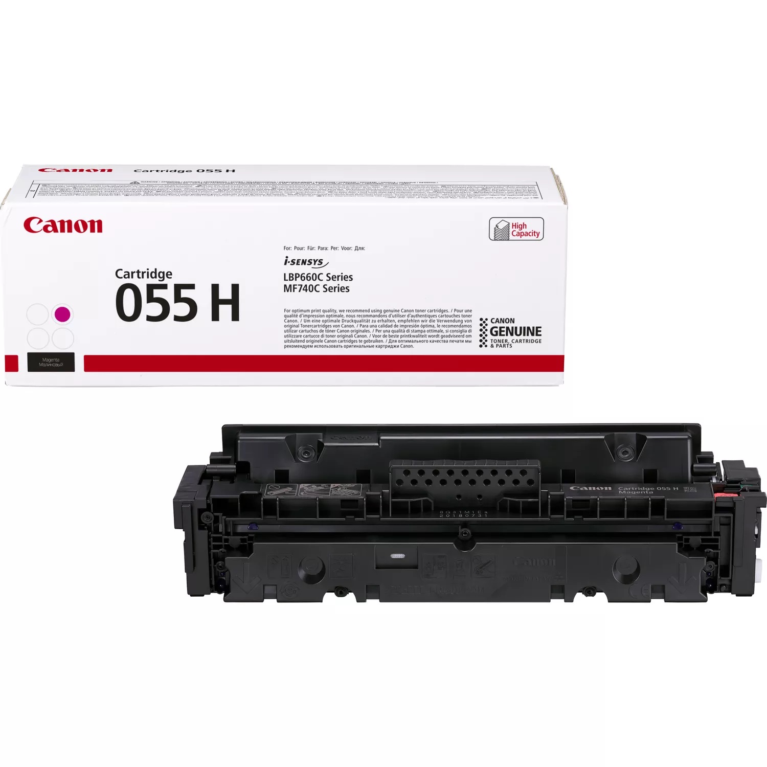 Original Canon 055 H Toner Magenta 5.900 Seiten