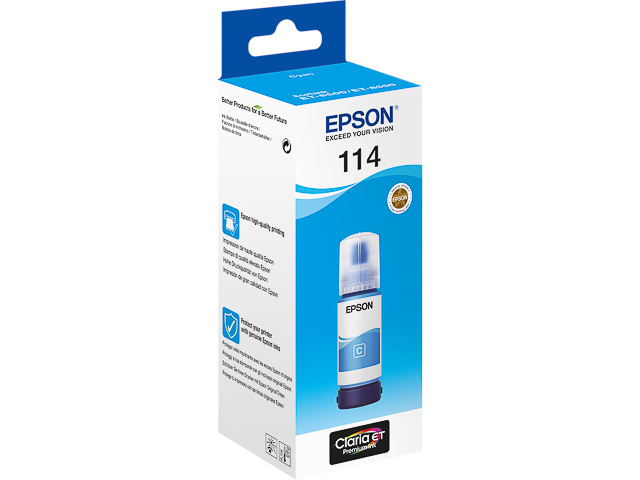 Original Epson 114 Tinten Cyan 70 ml