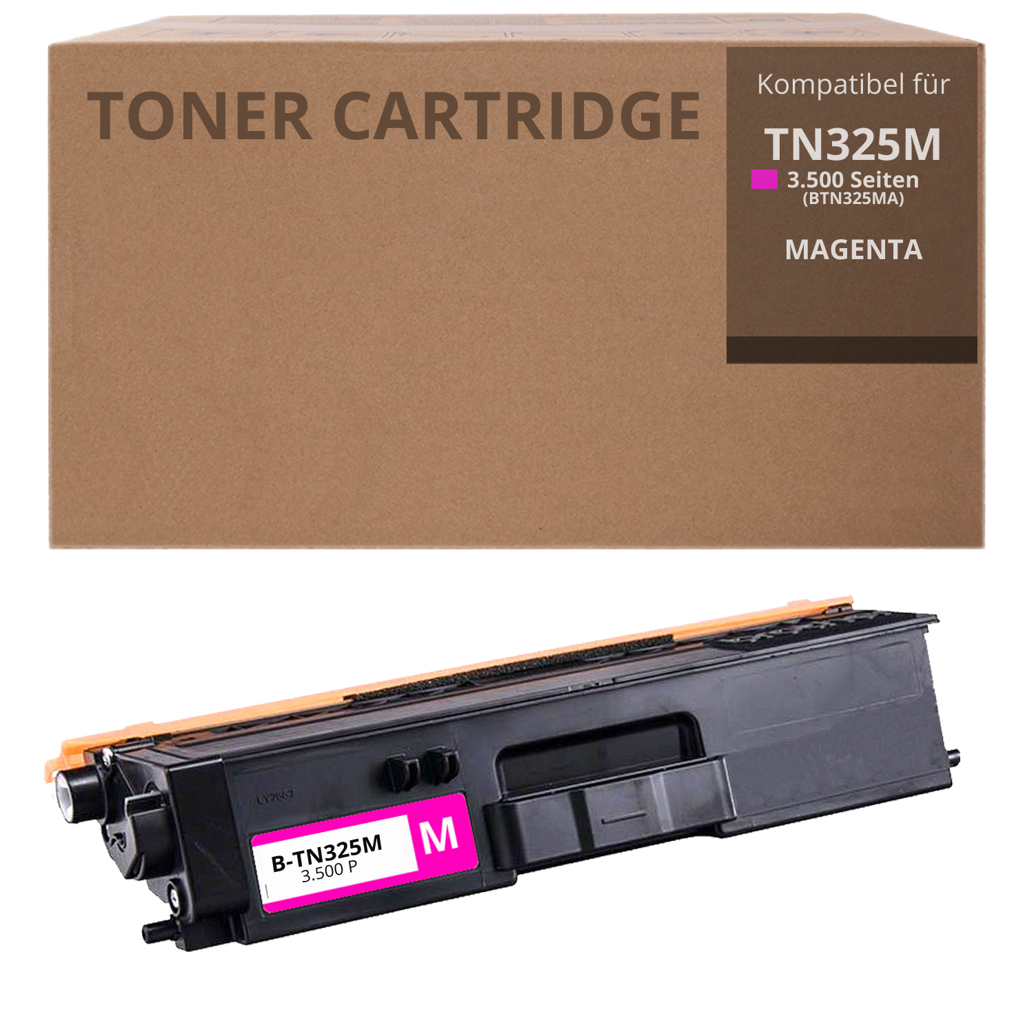 Alternativ zu Brother TN 325 M Toner Magenta 3.500 Seiten