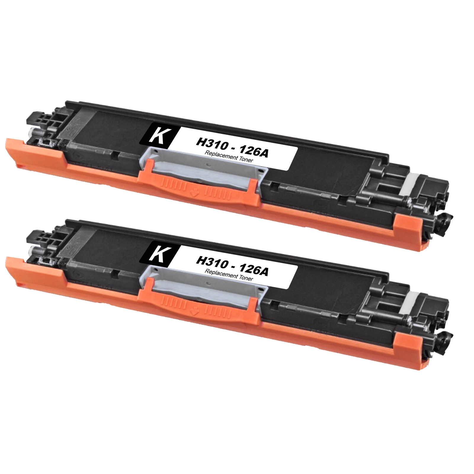 Alternativ zu HP CE310AD / 126A Doppelpack Schwarz