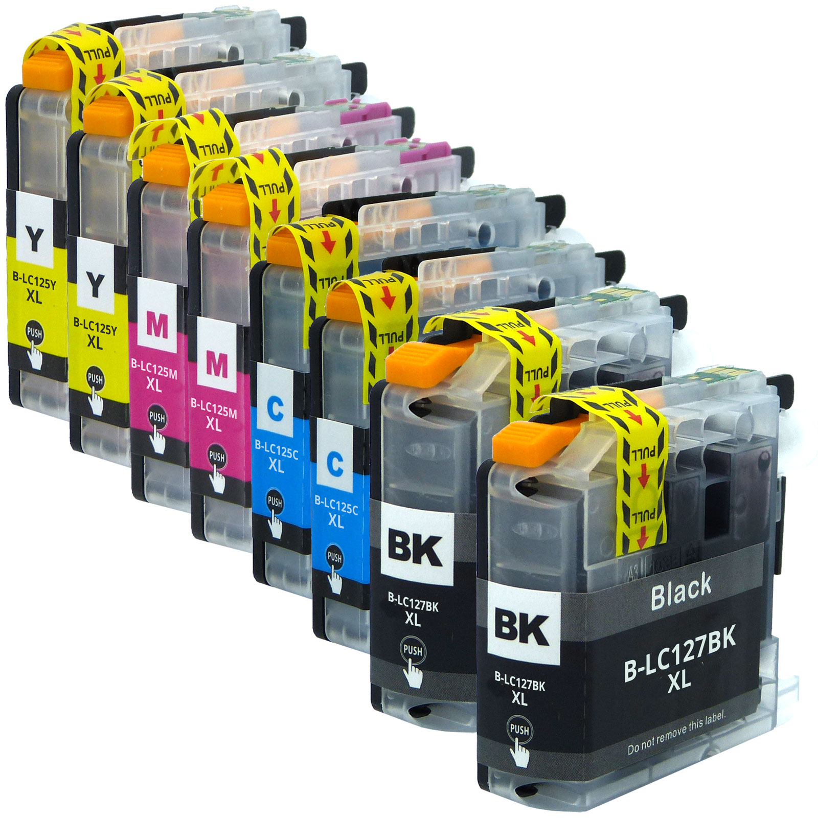 Alternativ zu Brother LC 127 XL Multipack mit 8 Patronen