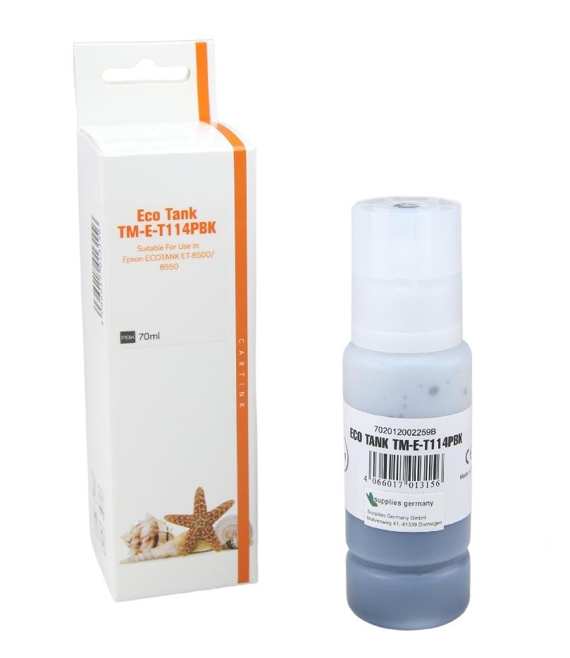 Alternativ zu Epson 114 Tinten Foto Schwarz 70 ml