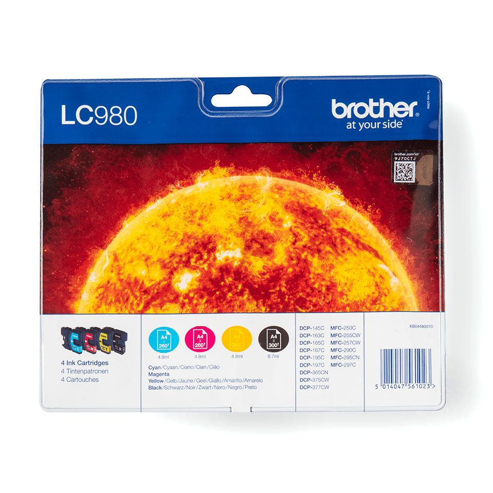 Original Brother LC 980 Multipack 4-farbig