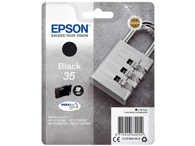Original Epson 35 Tintenpatrone Schwarz T3581
