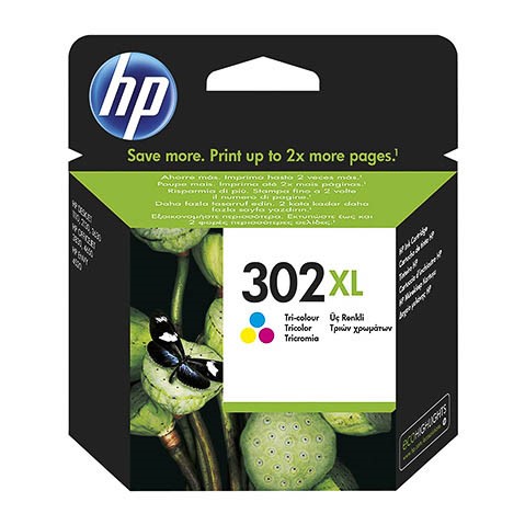 Original HP 302XL / F6U67AE Druckerpatrone Color