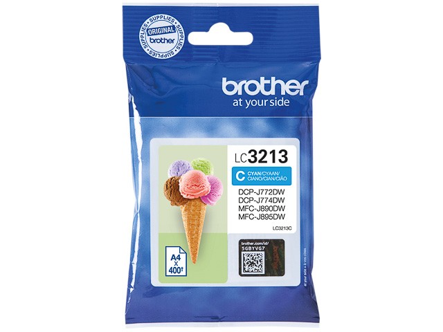 Original Brother LC 3213 Druckerpatrone Cyan
