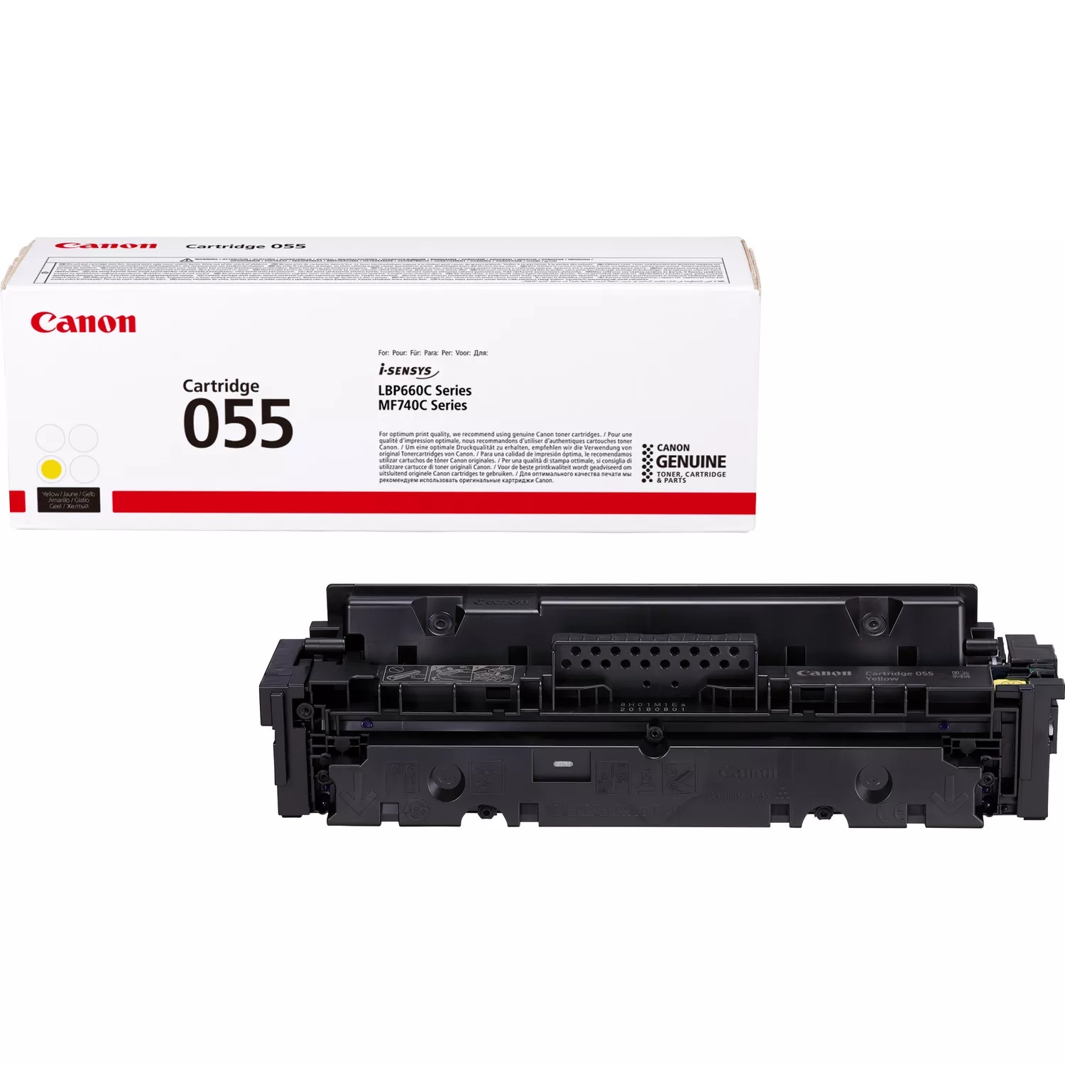 Original Canon 055 Toner Gelb 2.100 Seiten
