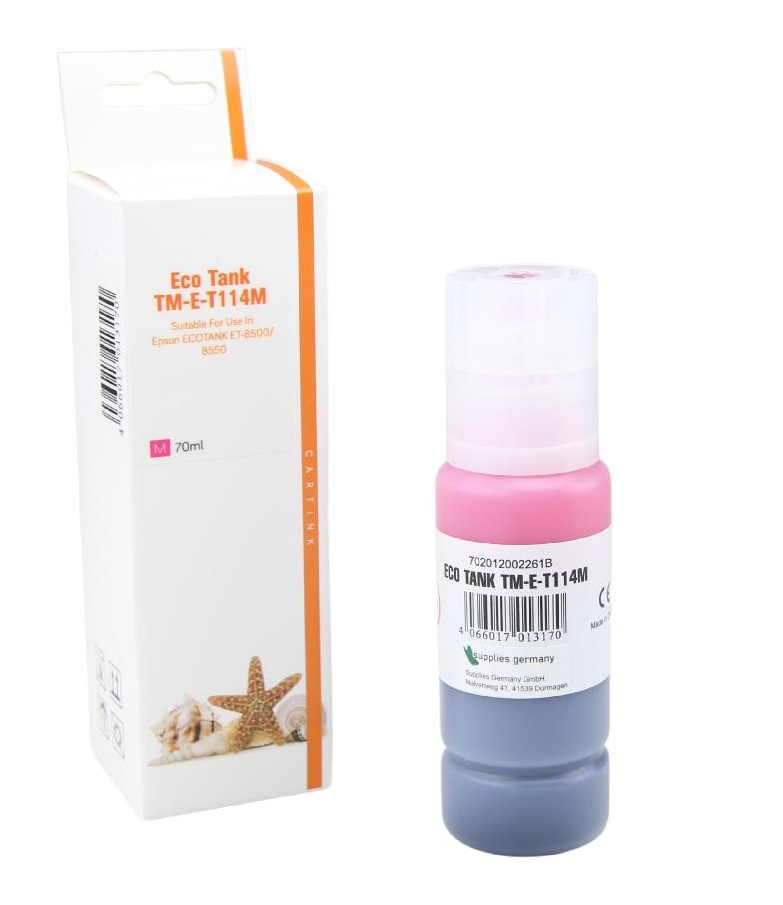 Alternativ zu Epson 114 Tinten Magenta 70 ml