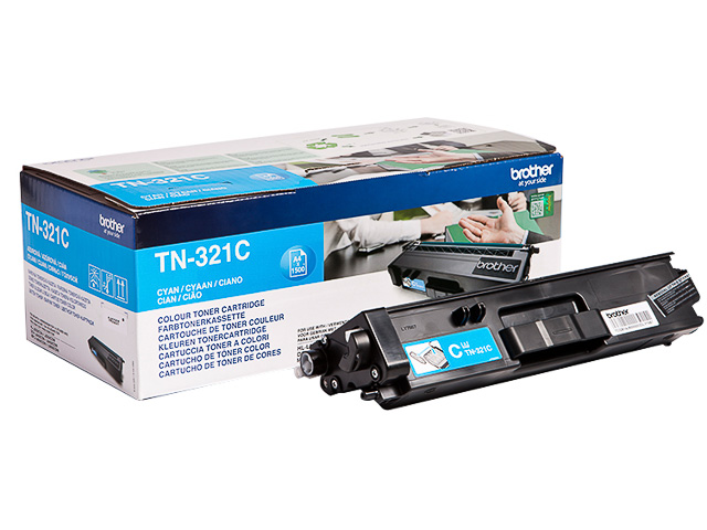 Original Brother TN 321 C Toner Cyan