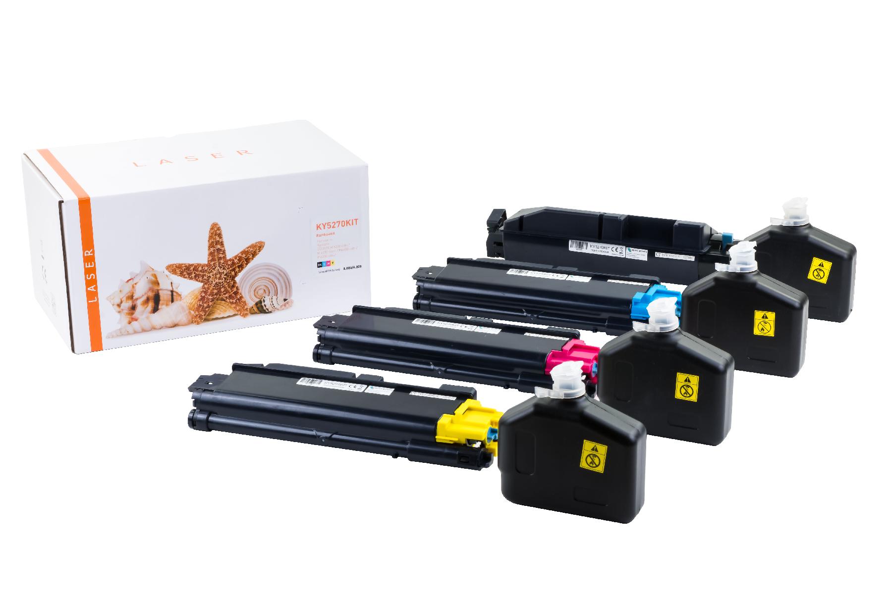 Alternativ zu Kyocera TK 5270 Toner Set BK CMY
