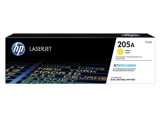 Original HP CF532A / 205A Toner Gelb