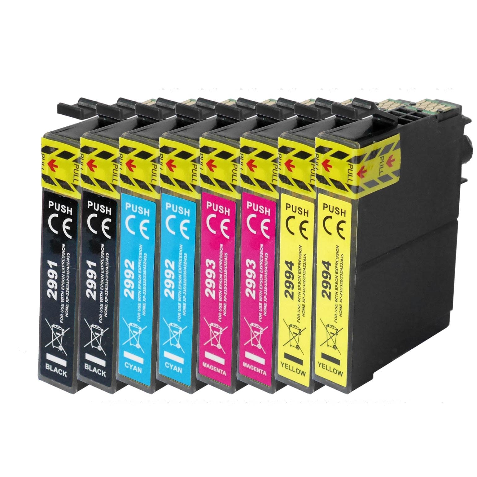 Alternativ zu Epson 29 XL Multipack mit 8 Patronen 2x T2996