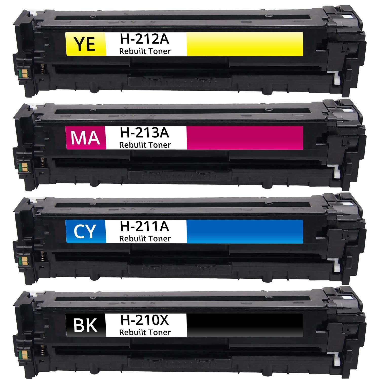 Alternativ zu HP 131X / 131A Toner Set BKCMY 8.600 Seiten