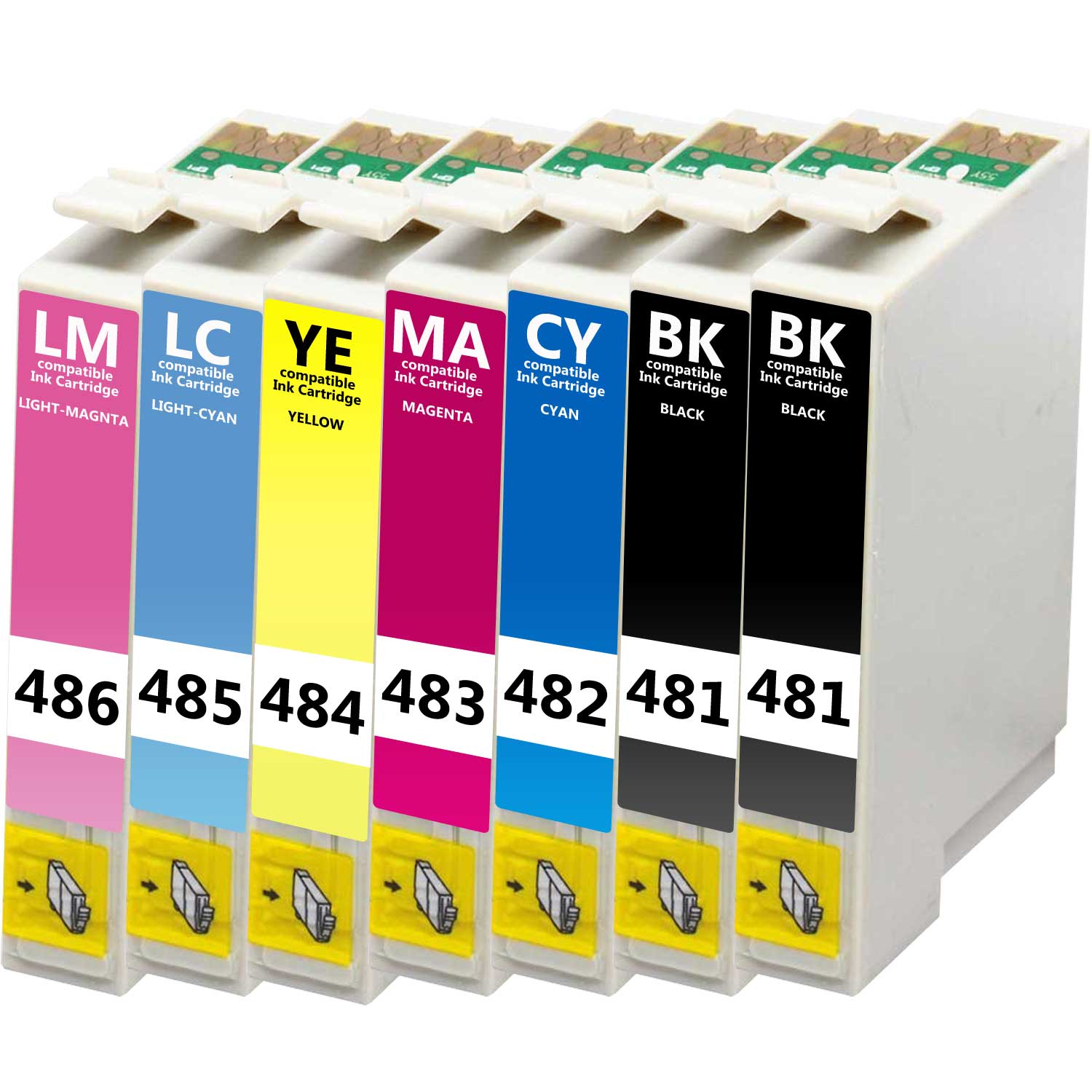 Alternativ zu Epson T0487 Multipack BK CMY