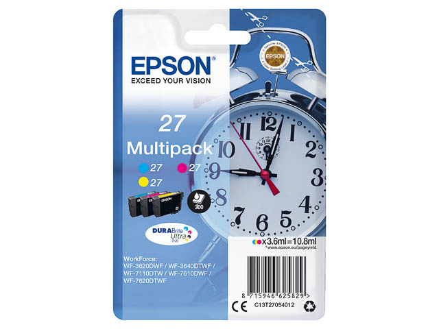 Original Epson 27 Multipack CMY