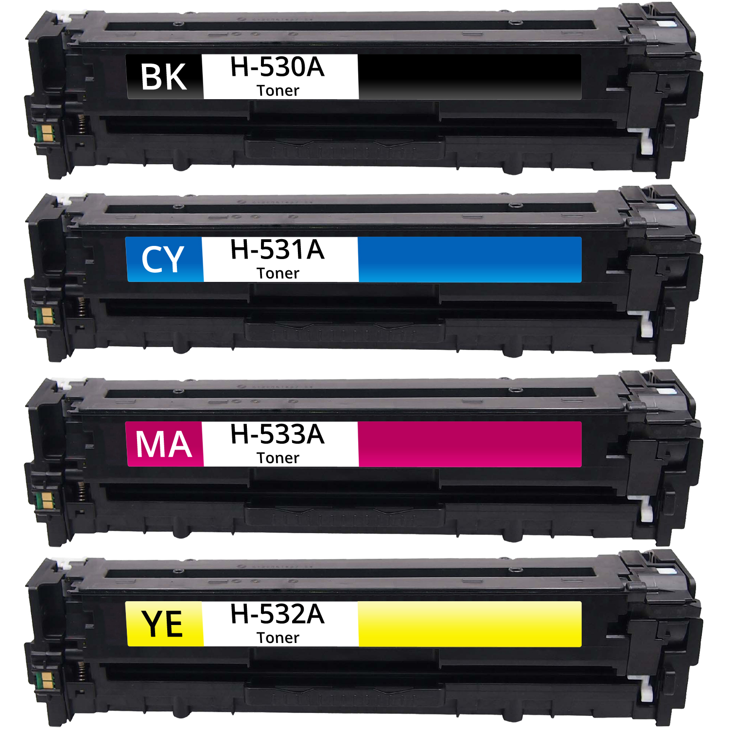 Alternativ zu HP 205A Toner Set CF530A CF531A CF532A CF533A